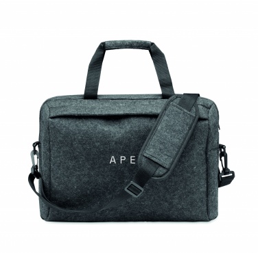Logotrade promotional giveaway picture of: 15 inch RPET felt laptop bag